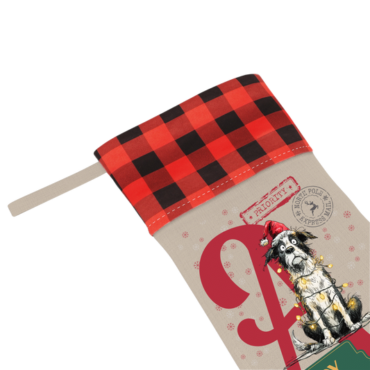 Good Dog Personalised Christmas Stocking