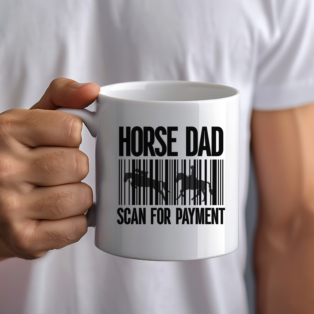 Horse Dad Ceramic Mug