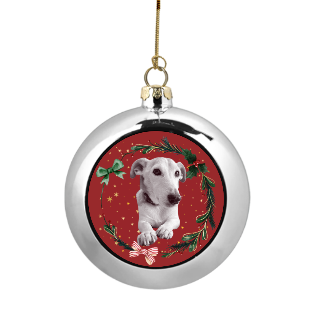 Personalised Christmas Dog Bauble