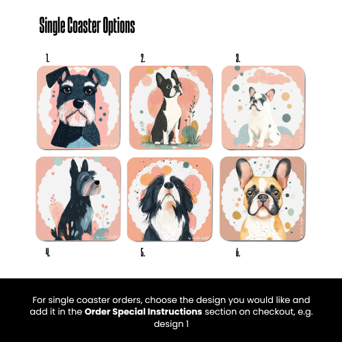 Boho Dog Coasters