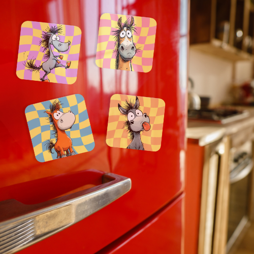 Cute Cartoon Horse Magnets