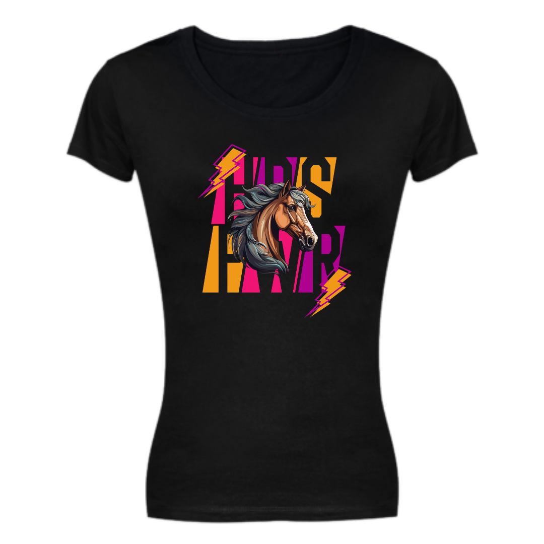 Horse Power Black T-shirt