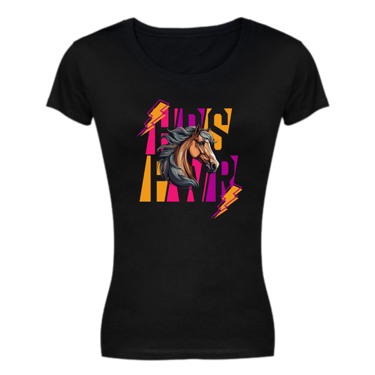 Horse Power Black T-shirt