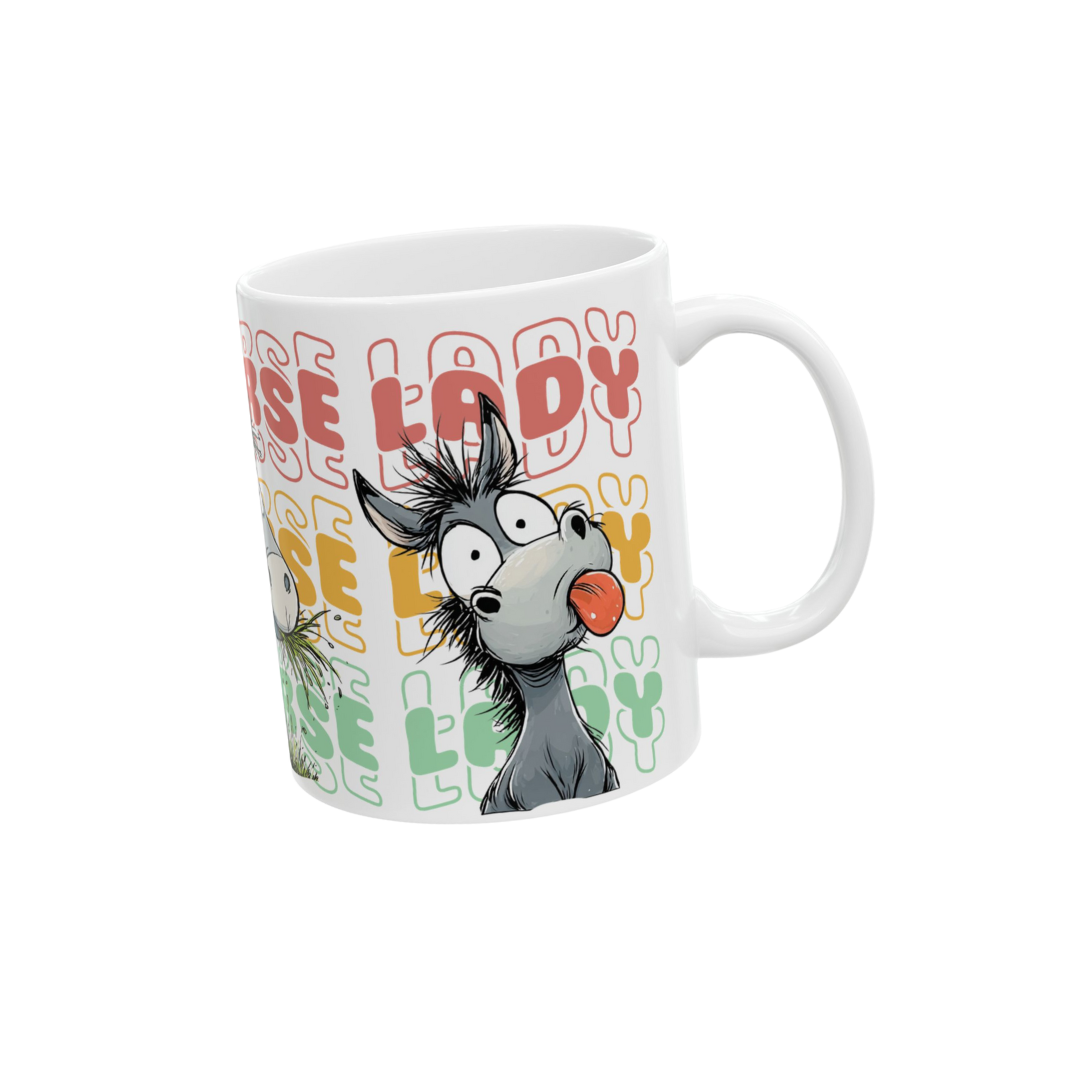Crazy Horse Lady Ceramic Mug