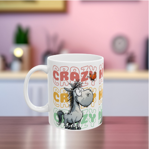 Crazy Horse Lady Ceramic Mug