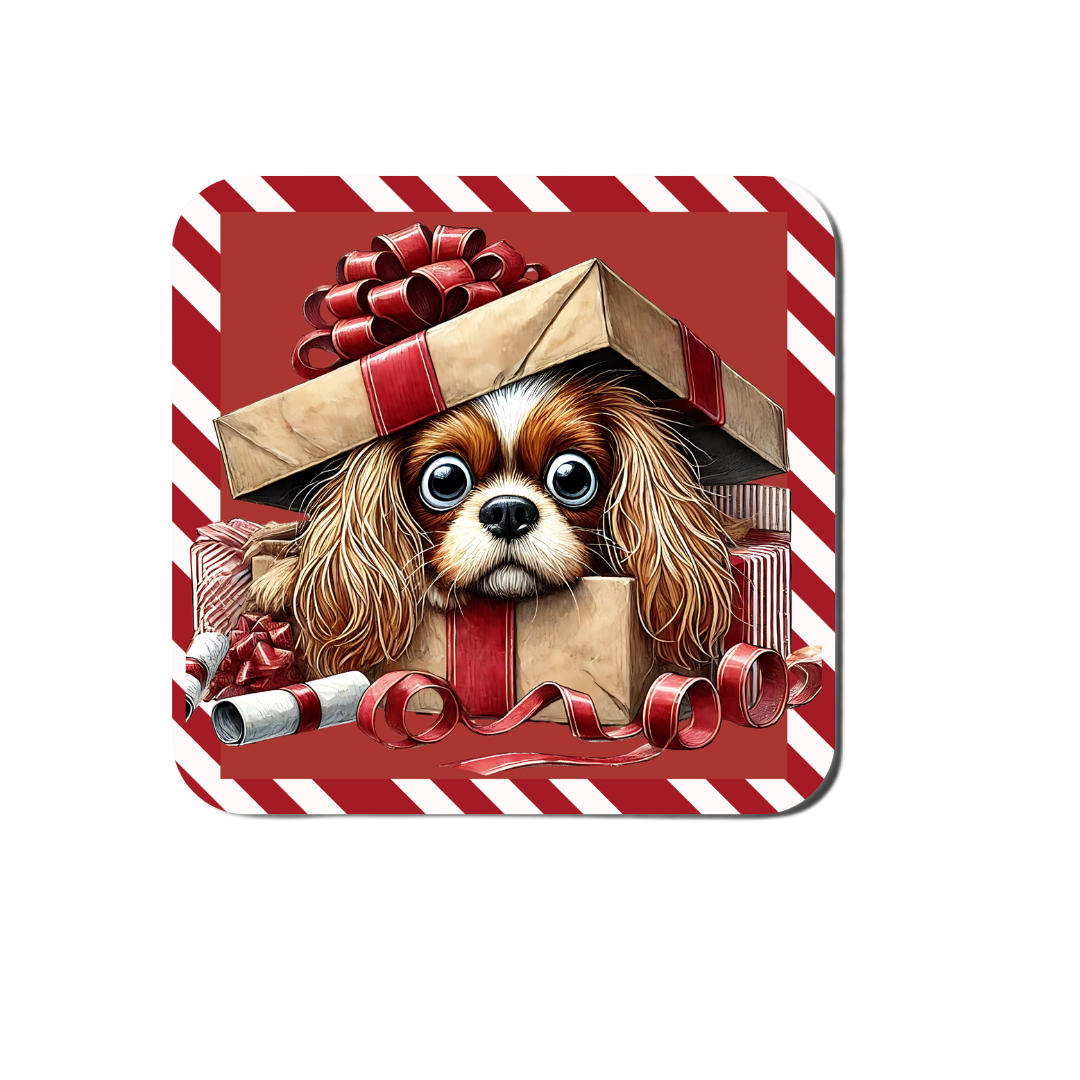 Quirky Christmas Dog Coasters