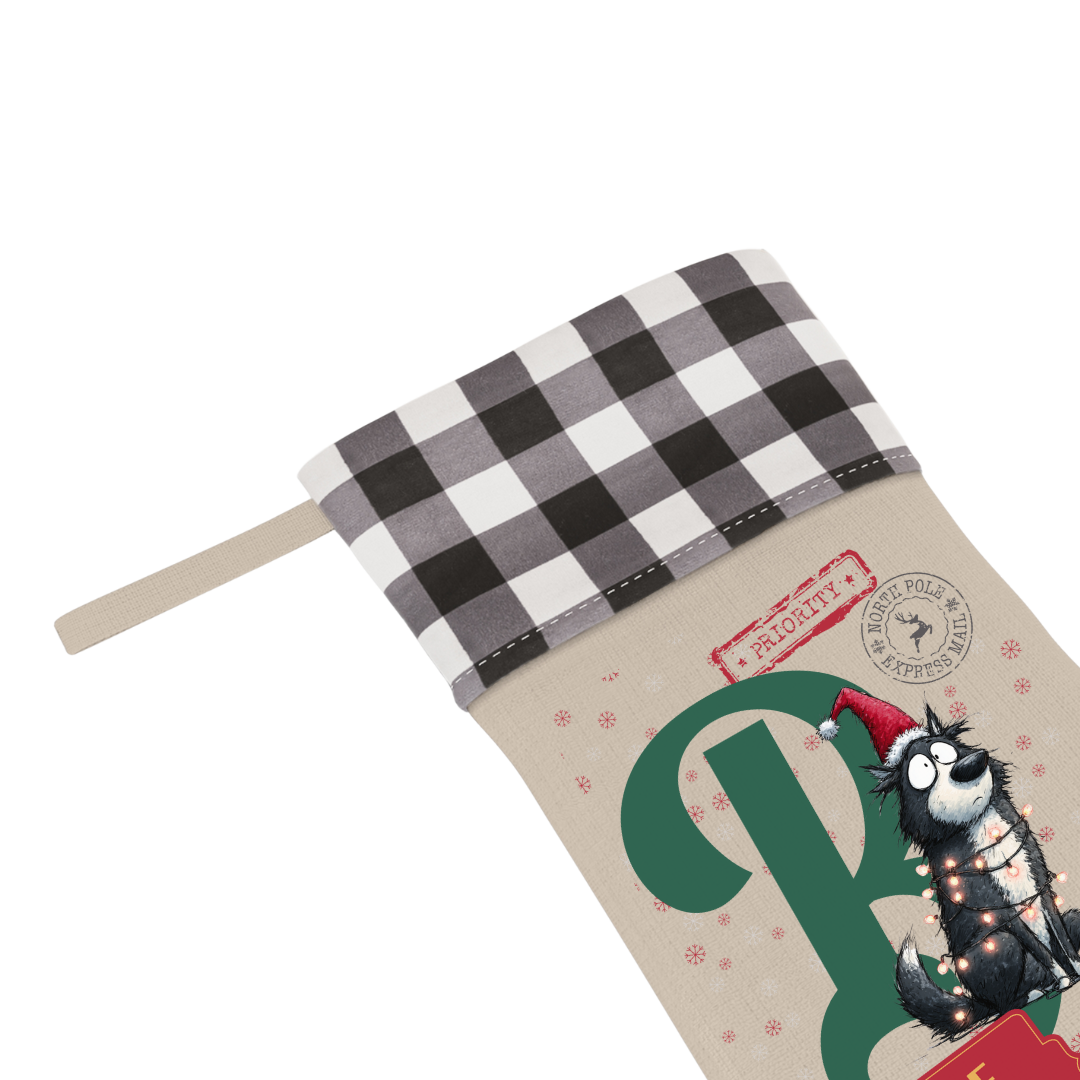 Good Dog Personalised Christmas Stocking