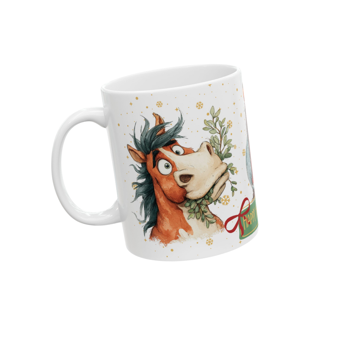 Happy Holi-neighs Ceramic Mug