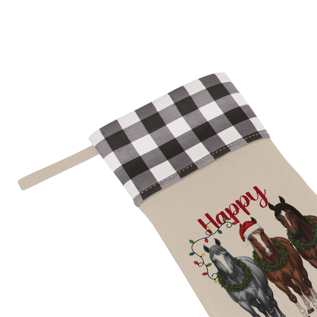 Happy Holi-neighs Christmas Stocking