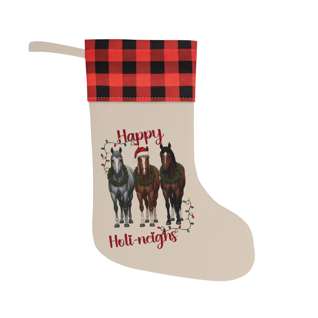 Happy Holi-neighs Christmas Stocking