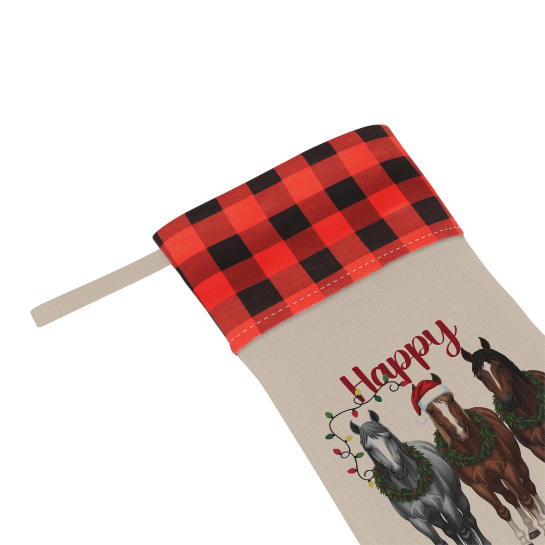 Happy Holi-neighs Christmas Stocking