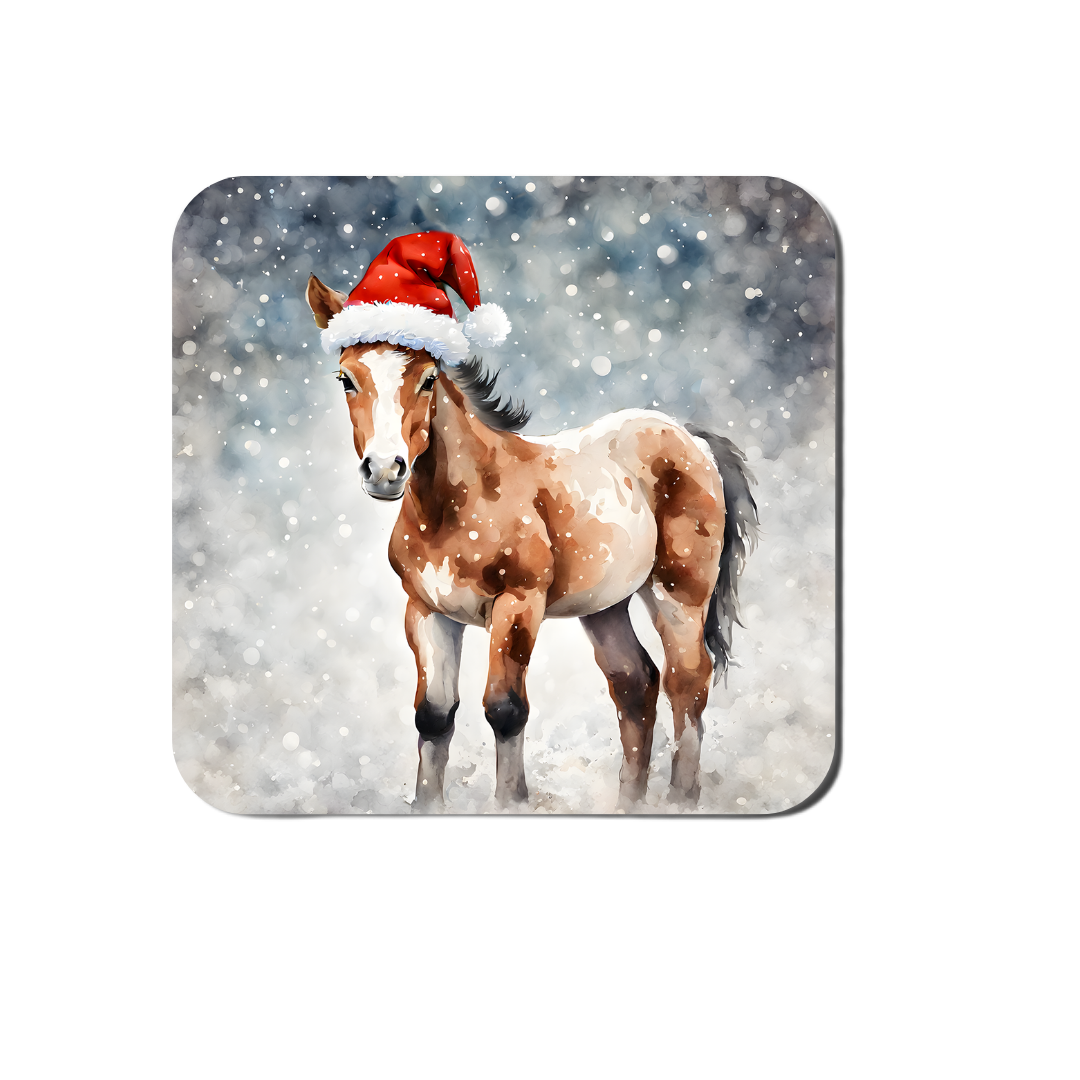 Christmas Horse Coasters