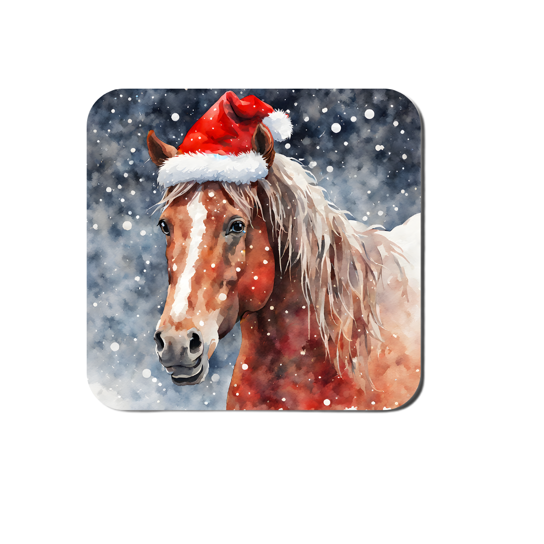 Christmas Horse Coasters