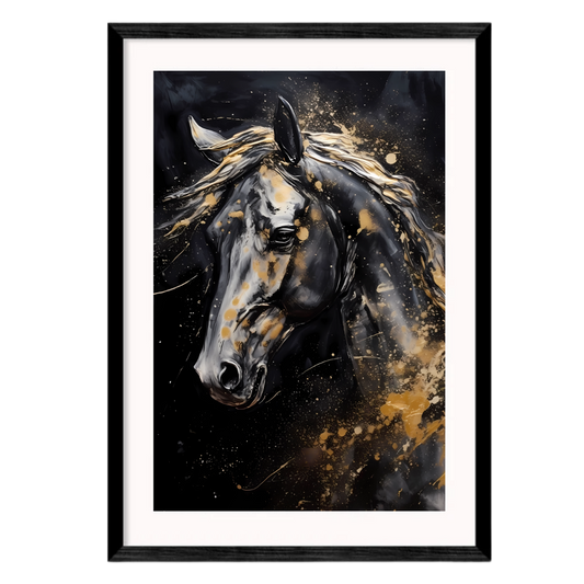 Ink Horse (Artemis) Wall Art