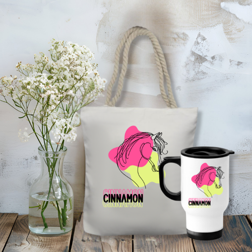 Personalised Travel Mug & Tote Gift Set For A Horse Lover