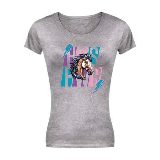 Horse Power Grey T-shirt