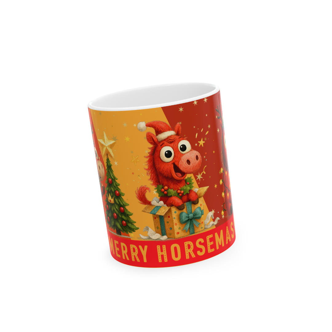 Happy Horsemas Ceramic Mug