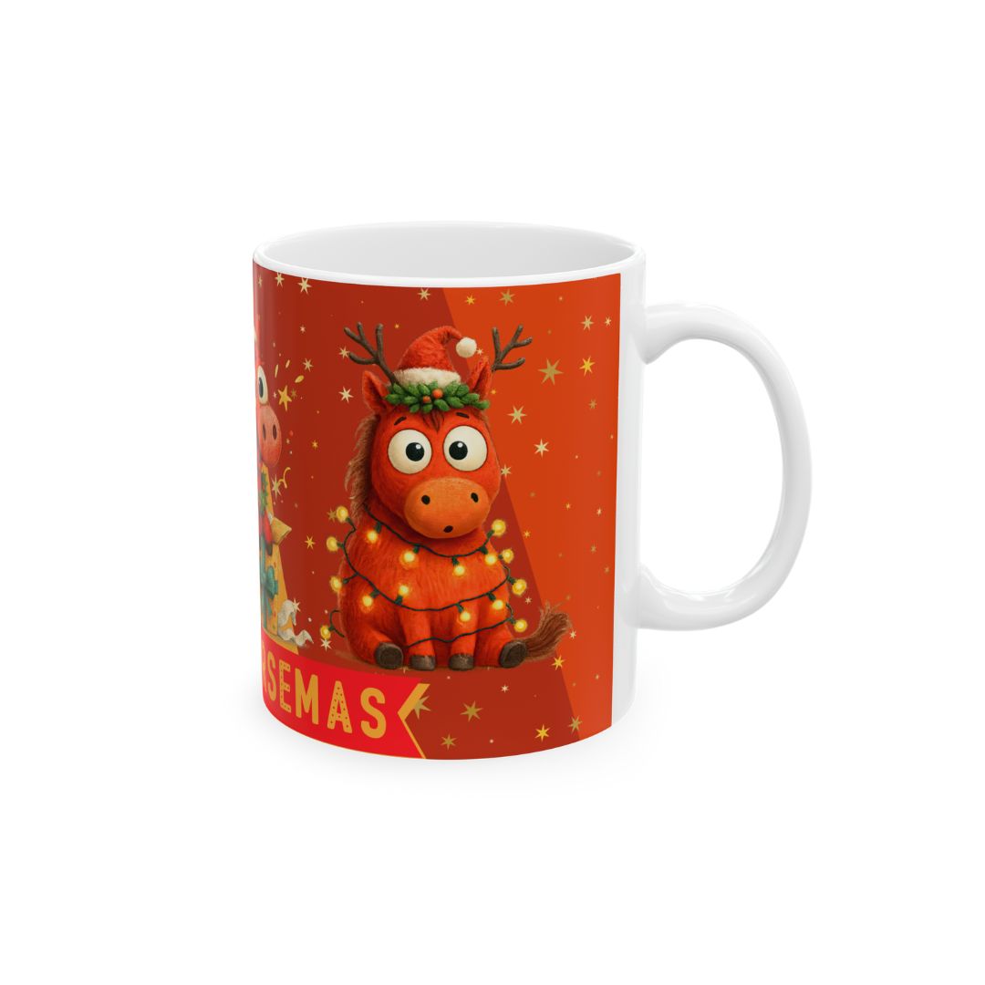 Happy Horsemas Ceramic Mug