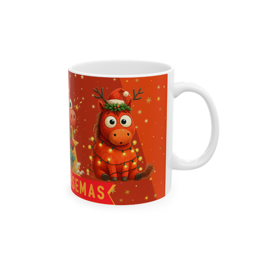 Happy Horsemas Ceramic Mug