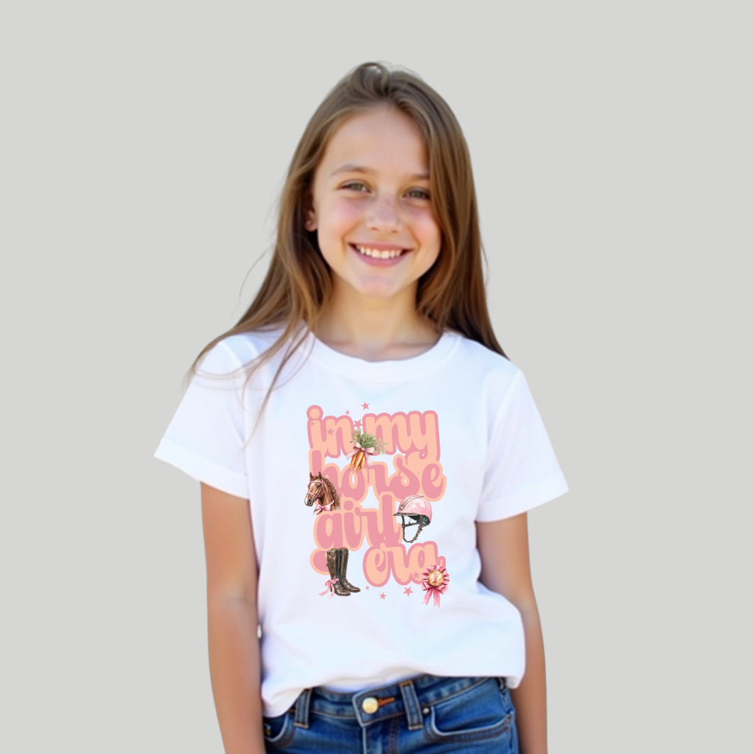 In My Horse Girl Era Kids T-Shirt