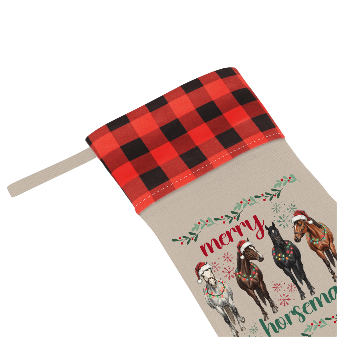 Merry Horsemas Christmas Stocking