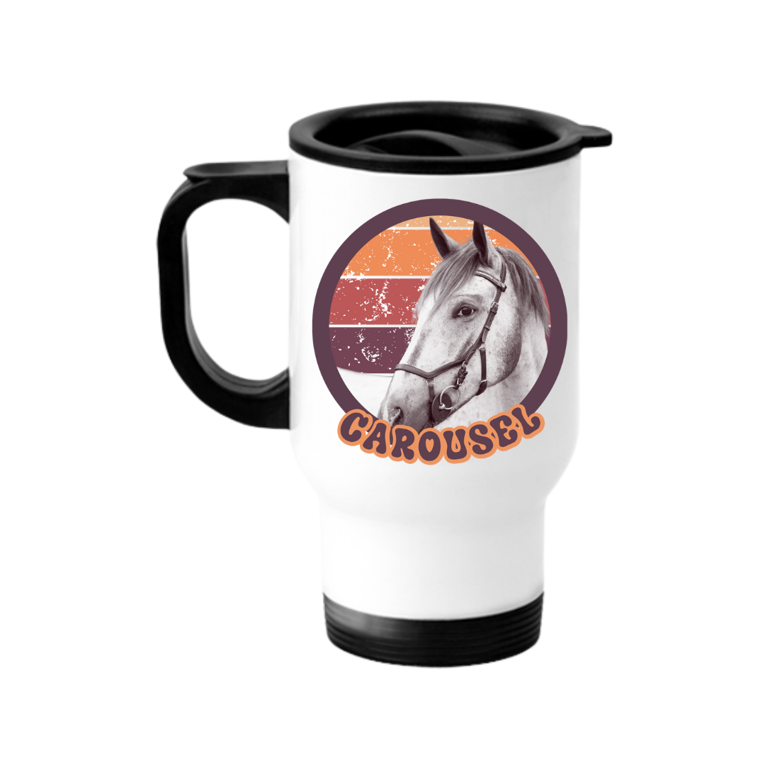 Personalised Horse Travel Mug