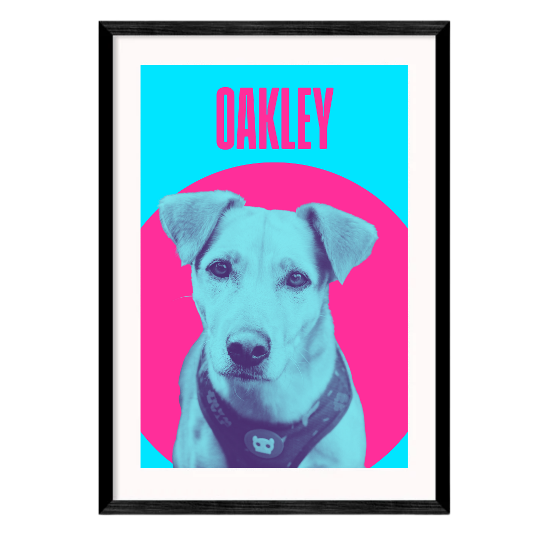 Personalised Pop Art Dog Poster