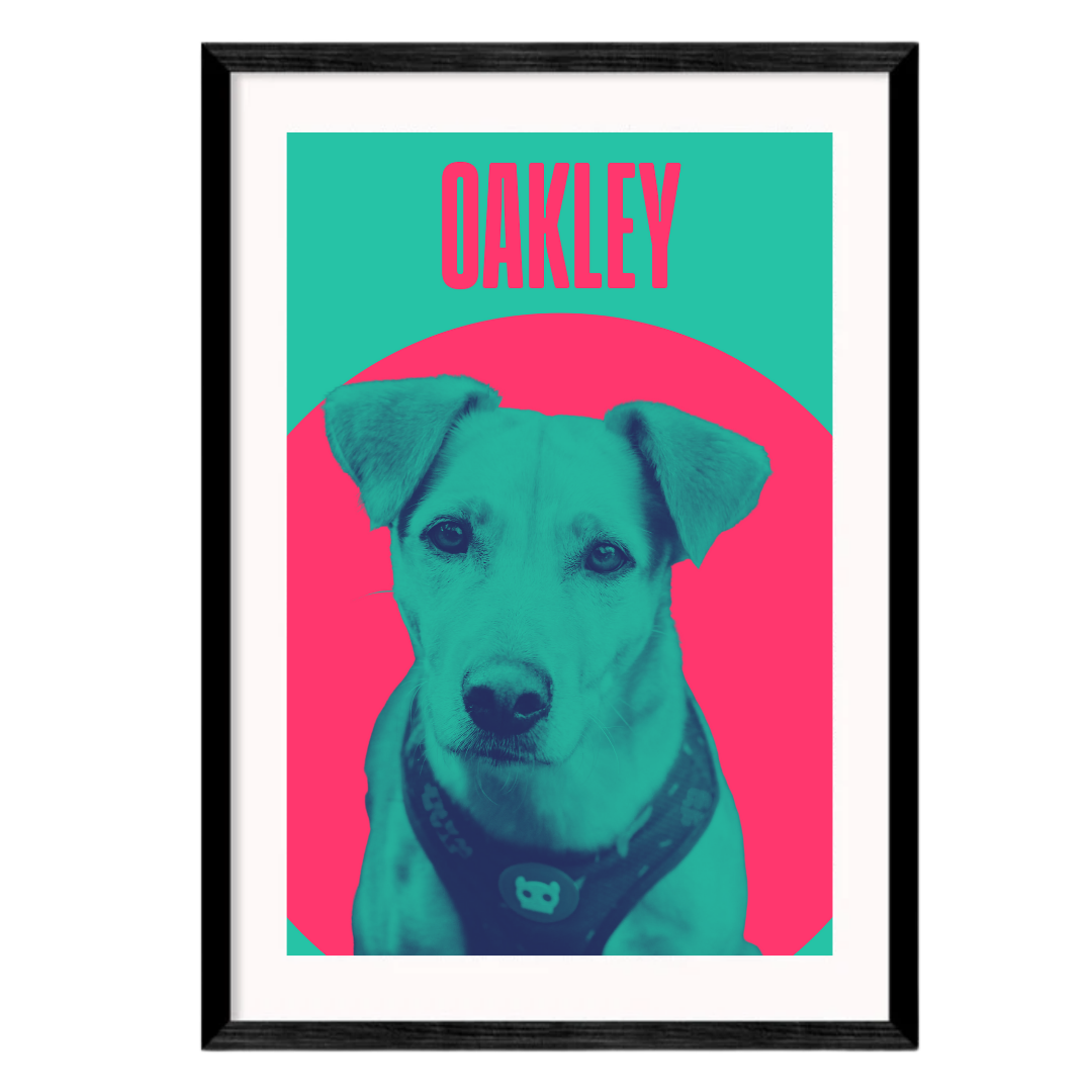 Personalised Pop Art Dog Poster