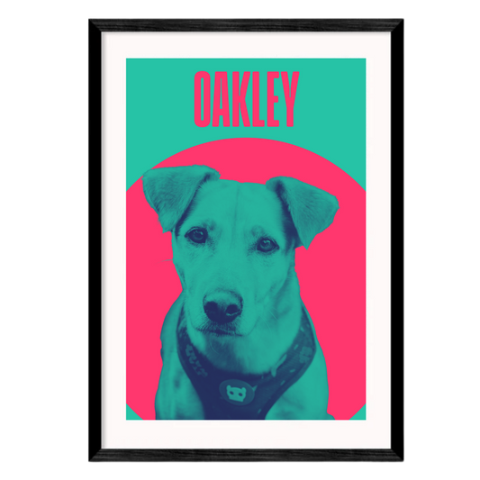Personalised Pop Art Dog Poster
