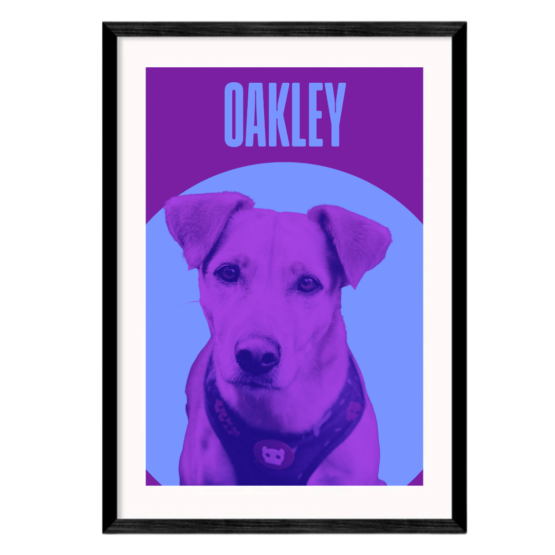 Personalised Pop Art Dog Poster