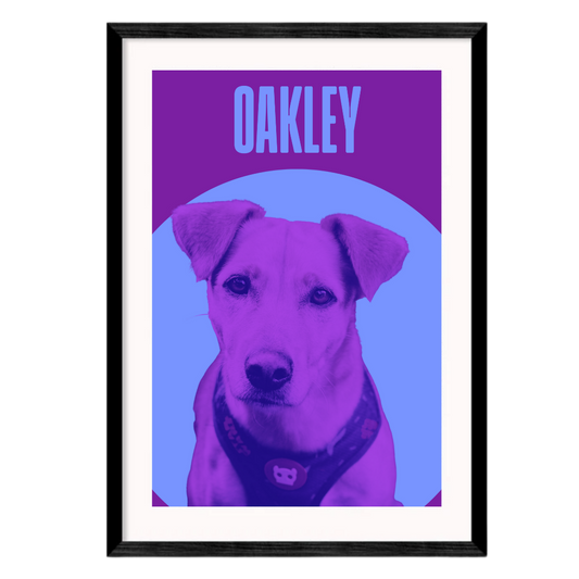 Personalised Pop Art Dog Poster