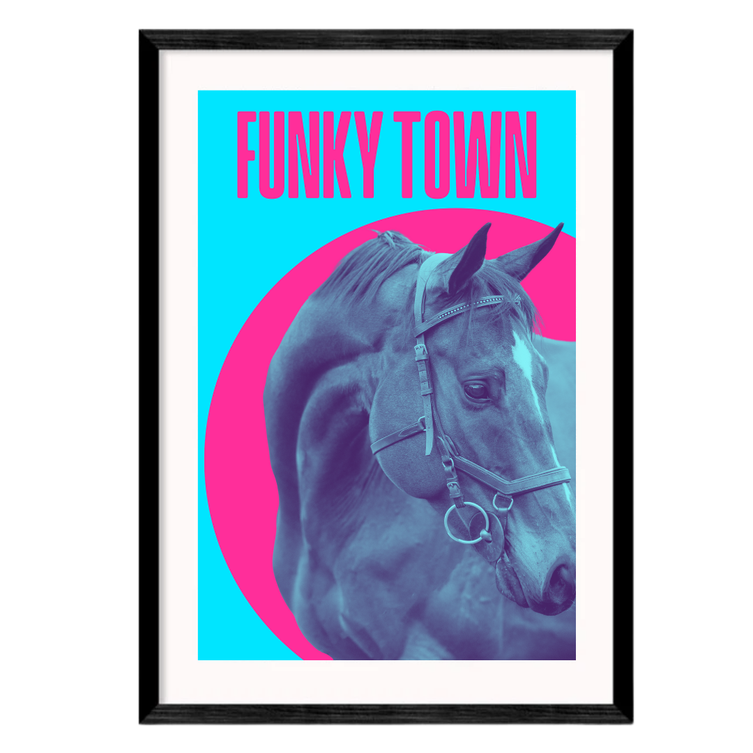 Personalised Pop Art Horse Poster