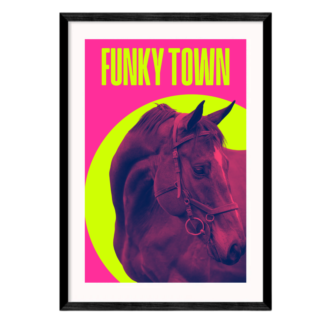Personalised Pop Art Horse Poster