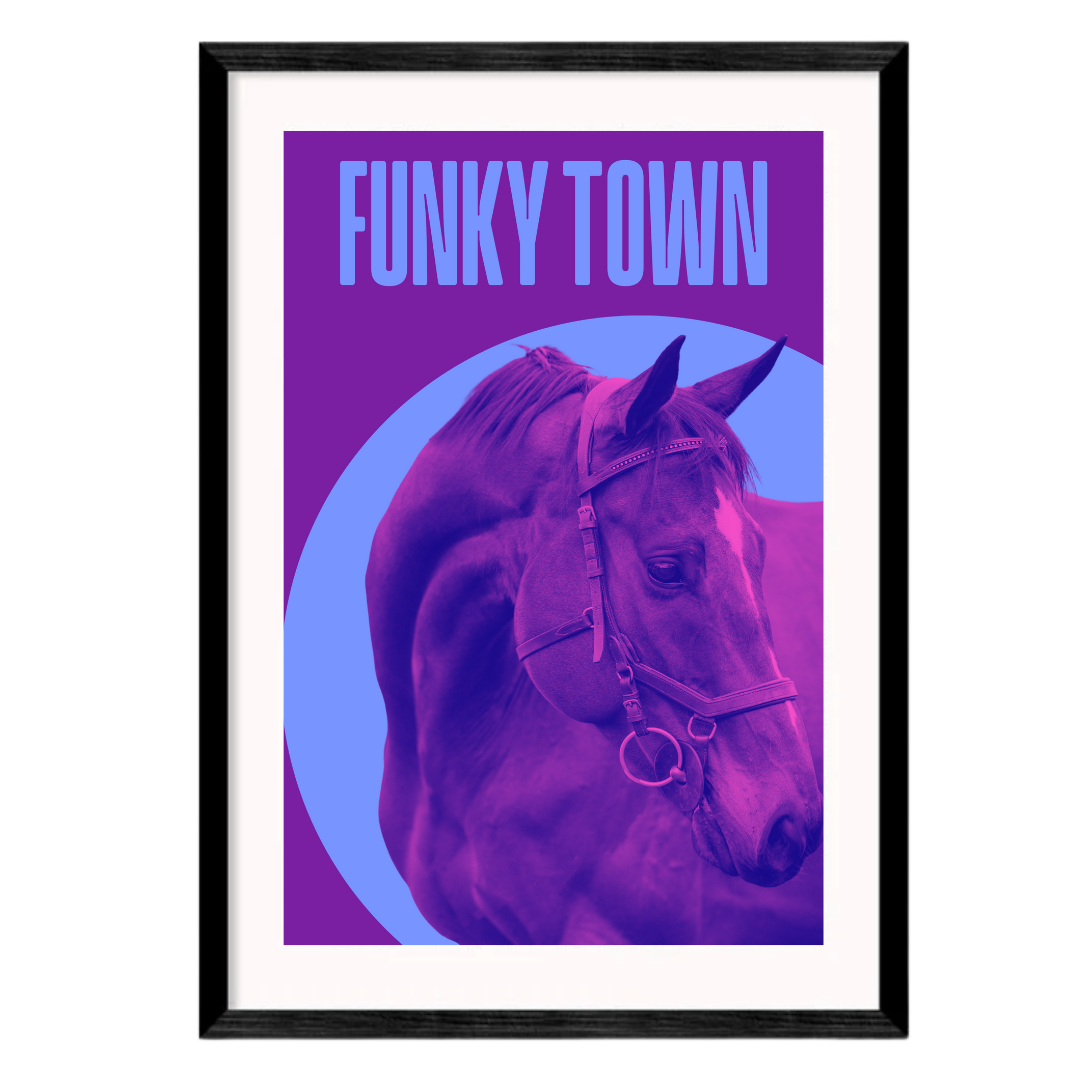 Personalised Pop Art Horse Poster