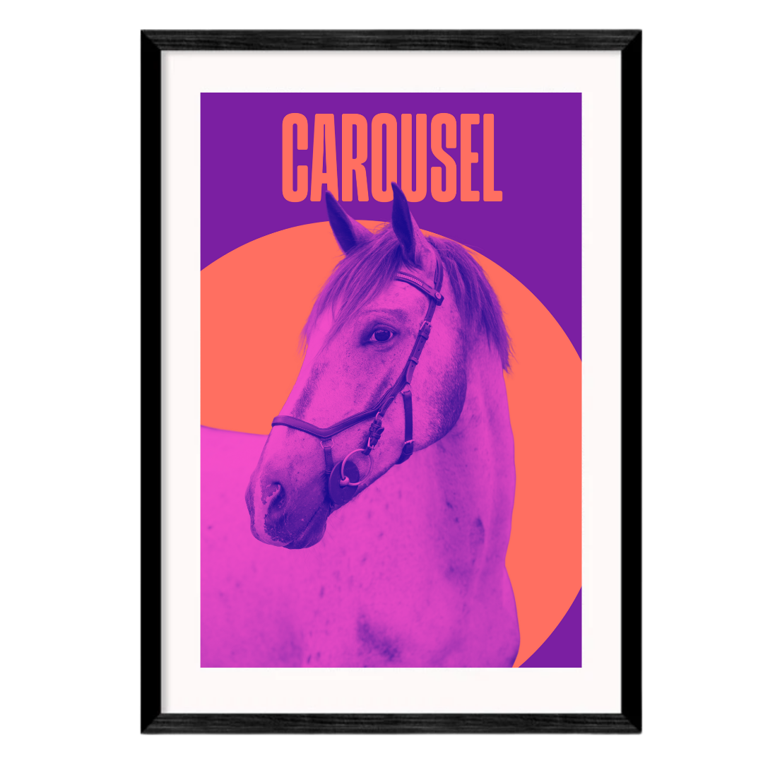 Personalised Pop Art Horse Poster