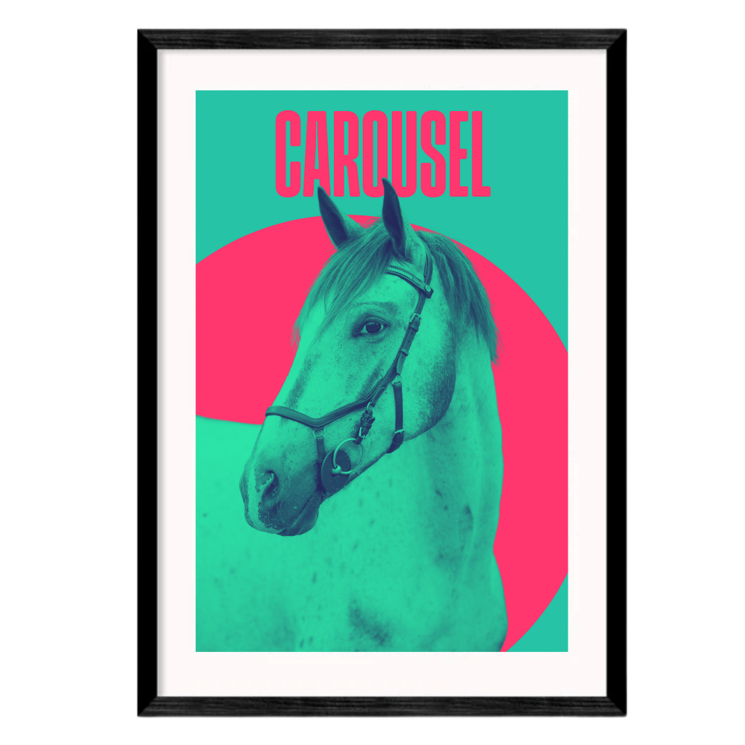 Personalised Pop Art Horse Poster