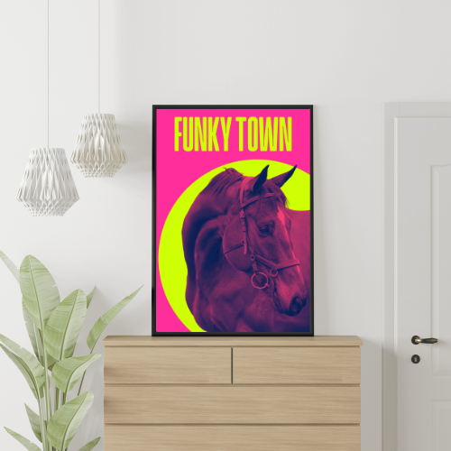 Personalised Pop Art Horse Poster