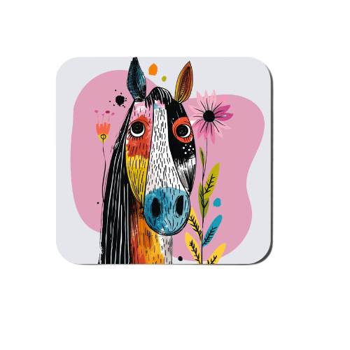 Quirky Horse Coasters