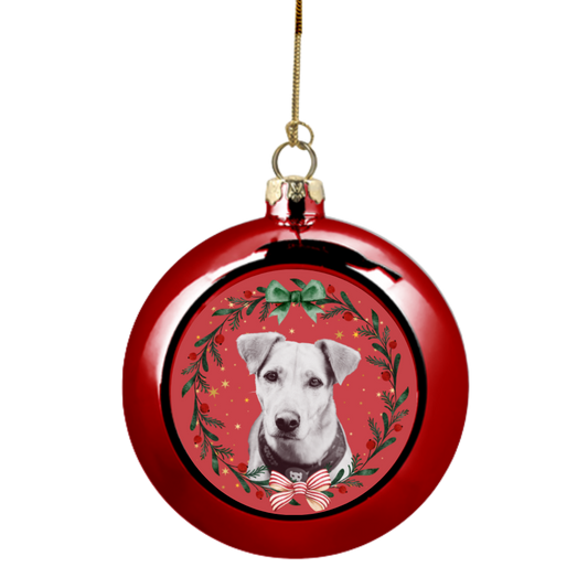 Personalised Christmas Dog Bauble
