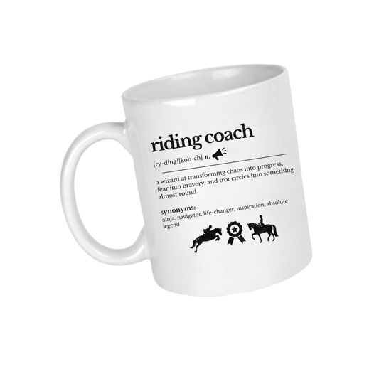 Riding Coach Definition Ceramic Mug