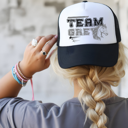 Team Grey Two Tone Trucker Cap