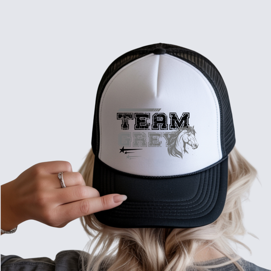 Team Grey Two Tone Trucker Cap