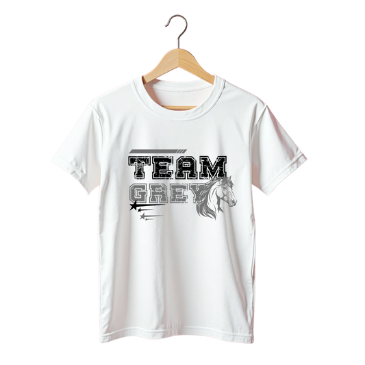 Team Grey Equestrian T-shirt