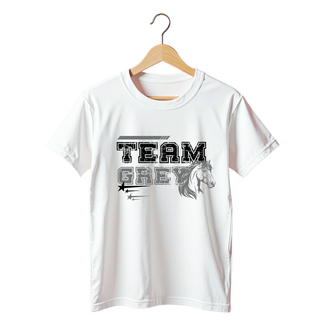 Team Grey Equestrian T-shirt