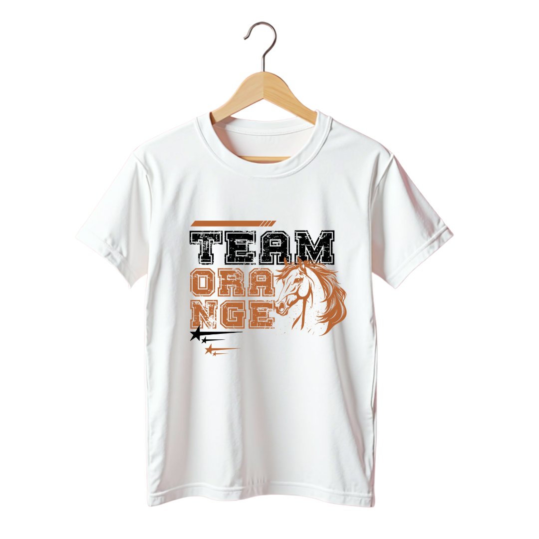 Team Orange Equestrian T-shirt
