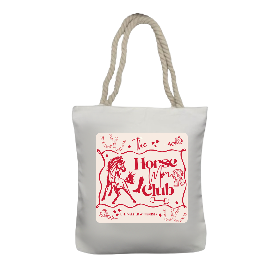 Horse Mom Tote Bag