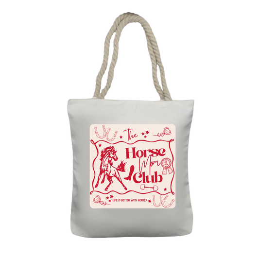 Horse Mom Tote Bag